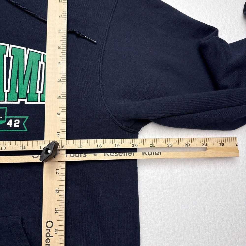 Notre Dame Fighting Irish Sweatshirt Size Small Champion Eco Fleece Hoodie NCAA - Picture 8 of 9
